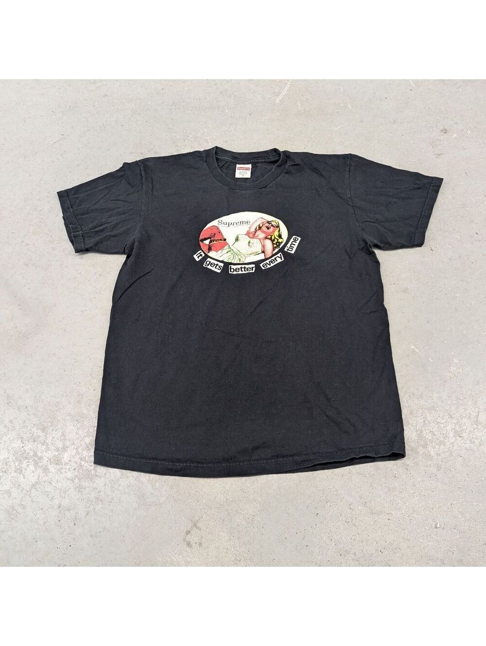 Supreme SS19 It Gets Better With Time Black T-shirt